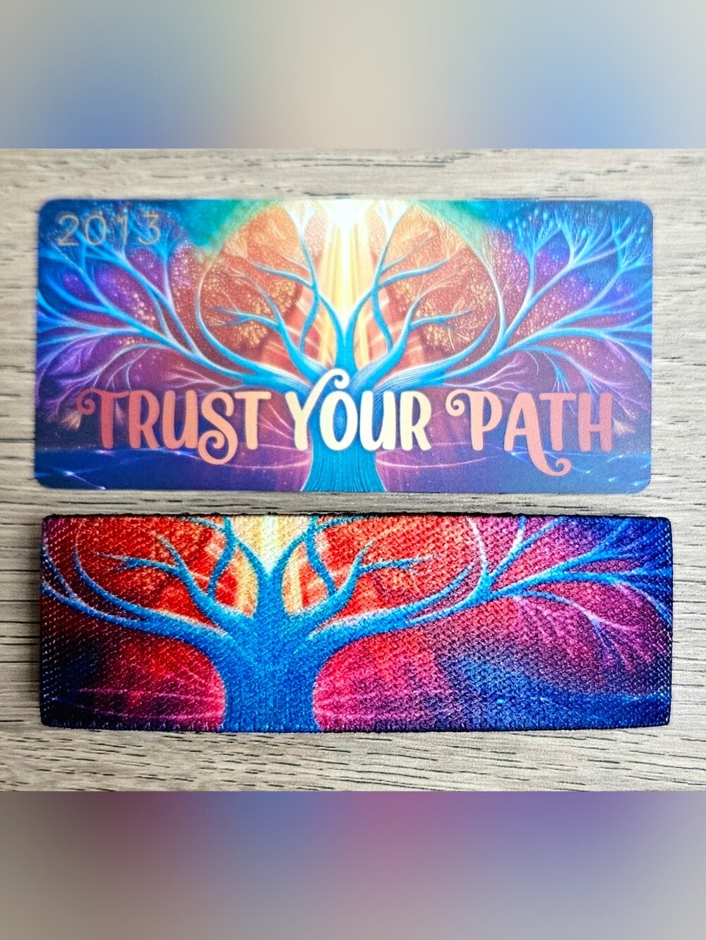 ZOX "TRUST YOUR PATH" #2013 INTERACTIVE SMALL Tree Of Life COLLECTIBLE WRISTBAND